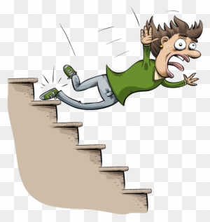 Falling Down Stairs Clipart - People Falling Clip Art, clipart ...